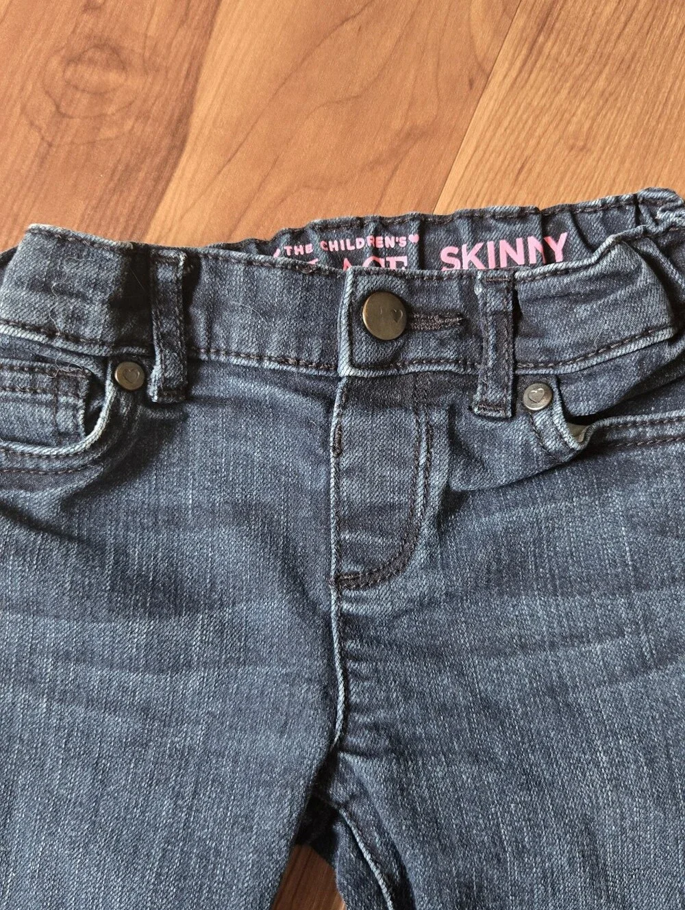3T Girl Dark Wash Skinny Denim Blue Jeans The Children's Place EUC